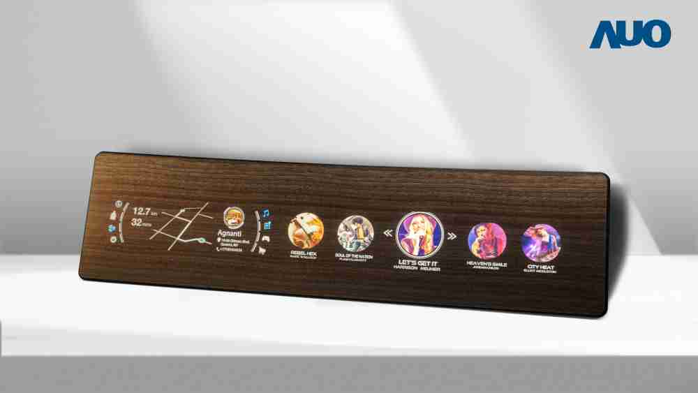 至成国际研发全球最高穿透度达80%的AmLED木纹显示器，，，，可于使用时呈现高亮度、、清晰可见的信息，，，，并在不使用时回归为单纯的饰板，，，，节能兼具美观