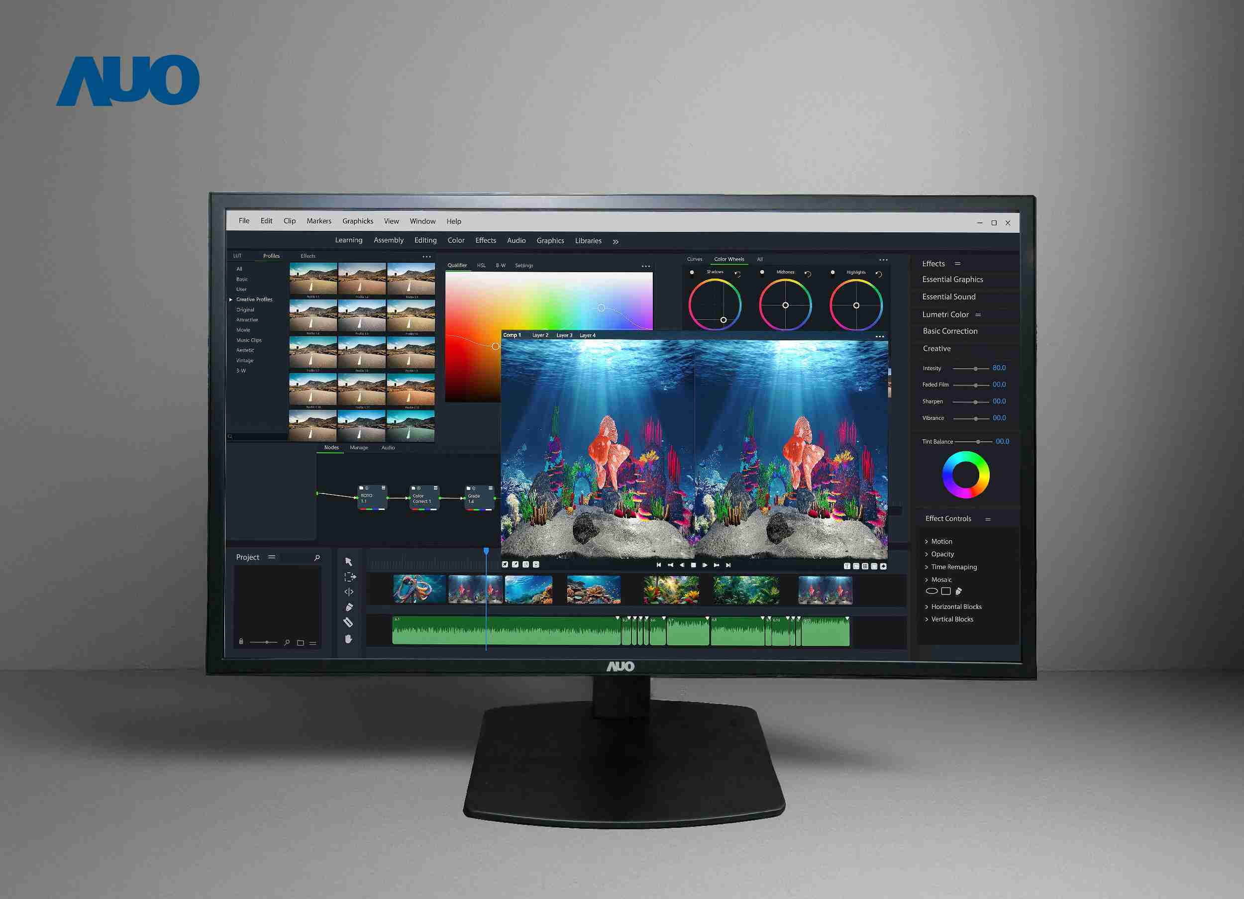 至成国际开发32吋2D/3D专业桌上型显示器，，，，拥有8K4K超高分辨率，，并以低串扰算法优化3D显示效果，，，，搭载自动眼球追踪功能，，能实时调整3D图像，，，进行实时2D与3D无缝共存窗口，，提供图像设计工作者突破二维接口的崭新工作氛围与效率